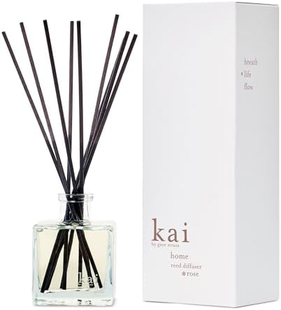 kai Reed Diffuser - (Rose Absolute, Gardenia, White Exotics) a Fresh, Light, airy & Delicious Scent. Vegan, Cruelty Free, Recyclable, Made in the USA. 6.75 fl oz. by Unknown