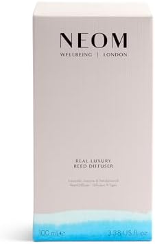 NEOM Real Luxury Reed Diffuser,100ml | Lavender, Jasmine & Sandalwood I 100% Natural Fragrances I Last up to 12 Weeks I Refillable and Reusable - Image 7