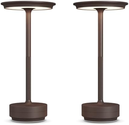 2 Pack Cordless Table Lamps Rechargeable, 5000mAh LED Table Light by FDIDC
