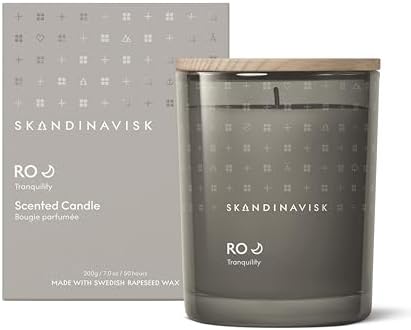 SKANDINAVISK Scented Candle, RO(Tranquility), 7.0 Ounce by Skandinavisk