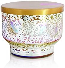 Capri Blue Coconut Santal Scented Candles for Home - Mercury Iridescent Inverted Jar Candles - Housewarming Gifts for Women & Men - Long Burning Soy Wax Blend - Capri Blue Coconut Santal (10 oz) by Unknown