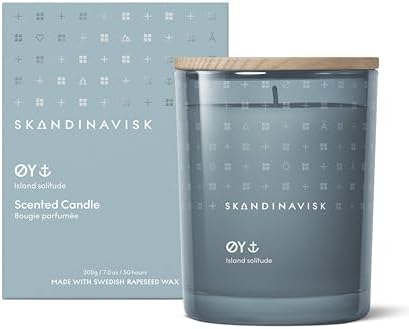 SKANDINAVISK Scented Candle, ØY(Island), 7.0 Ounce by Skandinavisk