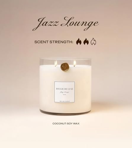 | Huge 10lb Luxury Candle, 150oz, Up to 500 Hours | Jazz Lounge | Clove, Rose, Oud | Natural Coconut-Soy Wax | by Big Ass Luxuries | As Seen On Shark Tank - Image 5