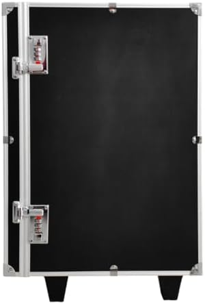 Rolling Jewelry Trolley Case with Drawers Sturdy Case for Travel and Vendor Showes Jewels Sets Display Organizer (Black) - Image 4