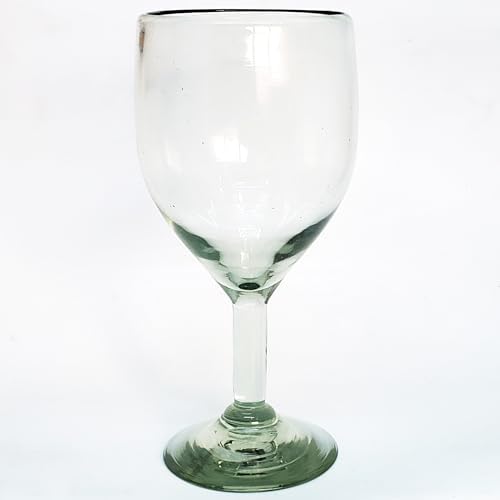 Clear 13 oz Wine Glasses (set of 6), Recycled Glass, Lead-free, Toxin-Free (13 oz Wine) - Image 3