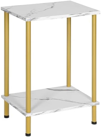 HOOBRO End Table, Small Side Table, Nightstand for Small Spaces by HOOBRO