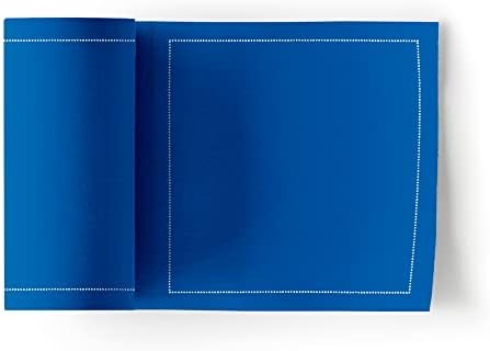Cotton Cocktail Napkin - 4.3 x 4.3 in - 50 units per roll - Royal Blue by MYDRAP