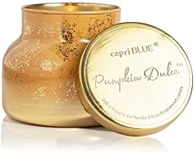 Capri Blue Glimmer Jar Candles - Luxury Holiday Scented Candles for Home - Long Lasting Soy Wax Blend - Scented Holiday & Home Decor - Pumpkin Dulce Petite Signature Jar (8 oz) by Unknown