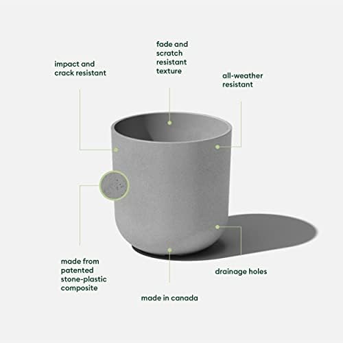 Veradek Mason Series Lima Planter - Large Round Outdoor Planter - Image 2