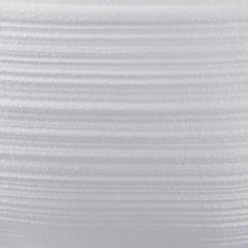 Signature Design by Ashley Harelwood Modern White Textured Table Lamp, 3-Way Switch, Plastic and Polyresin Sculptural Base with Cotton Fabric Shade, Living Room & Bedroom, Sanded White, 24" H - Image 6