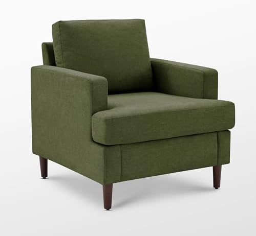 Weture Mid-Century Accent Chair, Green Armchair Living Room Chairs, 2 Pack - Image 6