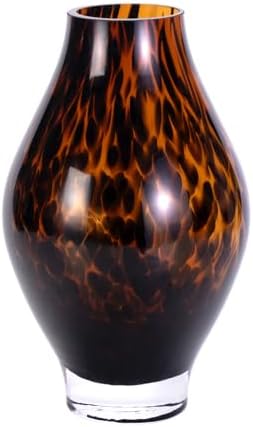 KAMMAK Glass Vase,Colored Hand Blown Decorative Vase by KAMMAK