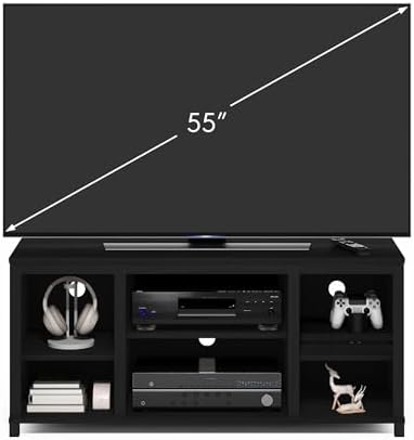 Furinno Classic 3-Tier TV Stand, Entertainment Center, Americano - Image 3