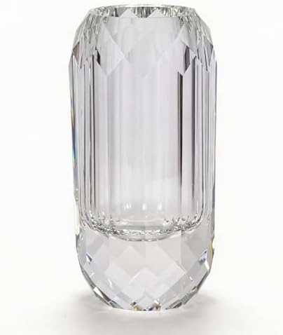 KAMMAK Glass Vase, Transparency Hand Blown Decorative Vase by KAMMAK