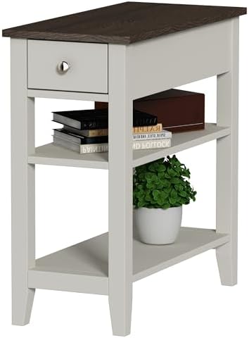 ChooChoo Side Table Living Room with Drawer and Shelf - Image 5