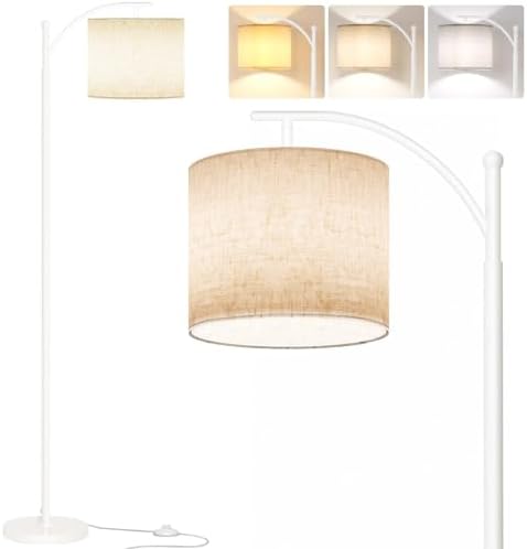 SUNMORY Arc Floor Lamp, Modern Floor Lamp with 9W 3 Color Temperatures Bulb by SUNMORY