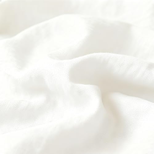 100% Pure Linen Napkins 18 x 18 Inch White - Set of 6 Pack Oversized Dinner Table Cloth Napkin, Washable for Home,Kitchen and Everyday Use - Image 3