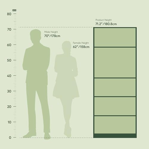 Furinno Jaya 5-Tier Book Shelf with Open Shelf Set of 2, Black Espresso - Image 5