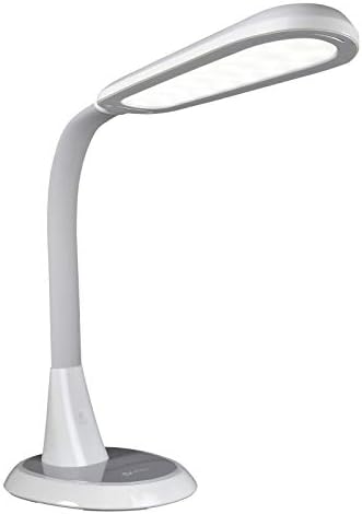 OttLite Wide Area Dimmable LED Table Lamp, White by Ottlite