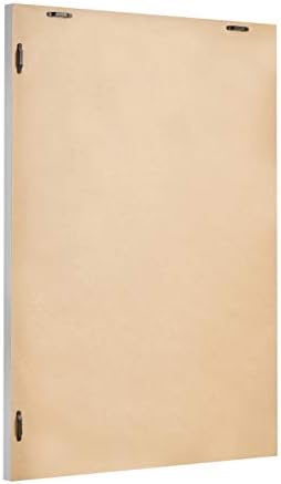 Amazon Basics Rectangular Wall Mount Mirror for Bedroom, Living Room, Entryway, Standard Trim, 20" x 28", Nickel - Image 2