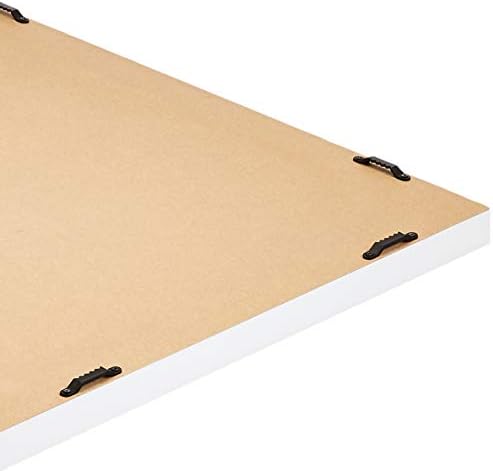 Amazon Basics Rectangular Wall Mount Mirror for Bedroom, Living Room, Entryway, Standard Trim, 16" x 20", White - Image 4