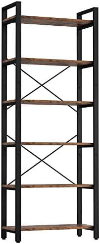IRONCK Bookshelf 6-Tier Ladder Shelf 110lbs Display Shelf by IRONCK