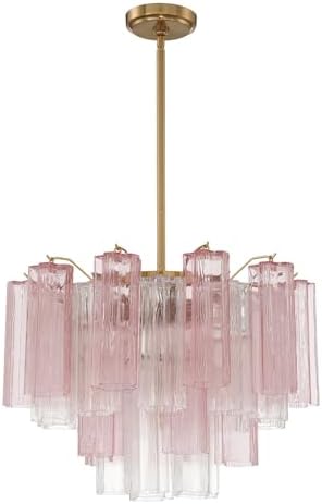 Crystorama Addis 6 Light Aged Brass Chandelier - Image 2
