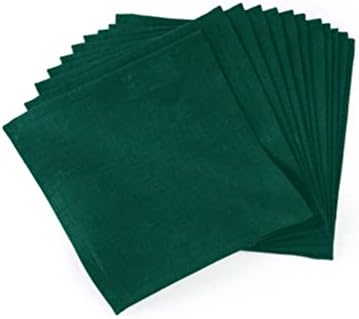 Solino Home 100% Linen Cocktail Napkins Rainforest, 6 x 6 in, Set of 12 by SolinoHome