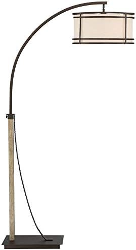 Gentry 71 1/2" Tall Bronze 2-Light Downbridge Arc Floor Lamp - Image 2