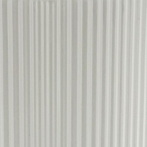 Amazon Basics Fluted Ceramic Planters for Indoor Outdoor Plants, Round Flower Pots with Drainage Hole, Set of 3, 6 inch, 8 inch, 10 inch, White - Image 5