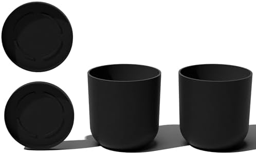 Veradek Mason Series Lima Planter & Drip Tray - Large Round Outdoor Planter by VeradekOutdoor