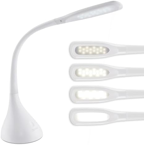 OttLite Creative Curves LED Desk Lamp, White by Ottlite