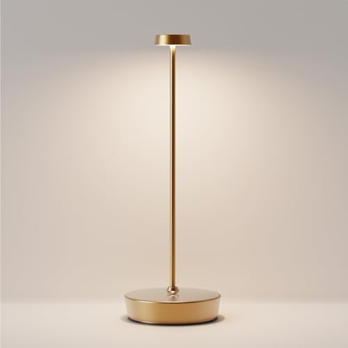 Rechargeable Cordless Table Lamp, 6000mAh Battery Table Light by SIKEVHT