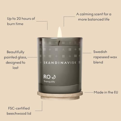 SKANDINAVISK Scented Candle, RO(Tranquility), 2.3 Ounce - Image 2