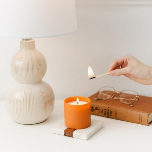 Calyan Wax Co. Dignity Series Cedar & Tobacco Scented Candle - 35 Hour Burn - Image 5