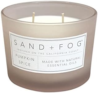 Sand + Fog Scented Candle - Pumpkin Spice – Additional Scents and Sizes – 100% Cotton Lead-Free Wick - Luxury Air Freshening Jar Candles - Perfect Home Decor – 12oz - Image 2