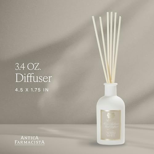 Antica Farmacista Reed Diffuser, Warm White, 3.4 fl oz - Image 2