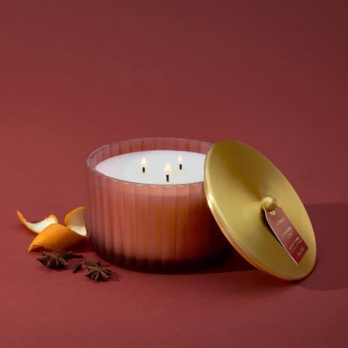 Thymes Pomander Clove Large 3 Wick Candle | 18 oz Scented Candles - Image 2