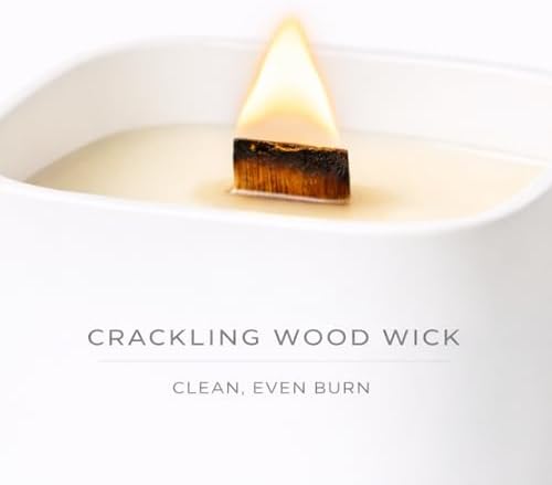 Set of 3 Premium Scented Soy Candles Gift Set | One Life Collection - Orange Blossom, White Tea & White Bloom | Crackling Wood Wick | Luxury Candle Set for Relaxation, Home Décor & Gifts | 9.8oz Each - Image 5