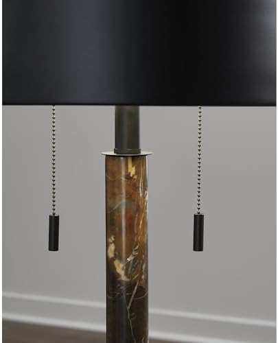 Signature Design by Ashley Alanbert Table Lamp, Industrial Dome Marble - Image 5