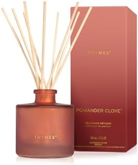 Thymes Pomander Clove Petite Oil Reed Diffuser Set | 4 fl oz by Unknown