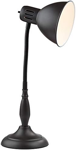 Breck 17" Small Desk Lamp Bronze Brown Traditional Flexible Gooseneck Arm - Image 6