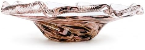 Hand Blown Glass Bowl Decorative Dish Fruit Bowl Home Decor - Image 6