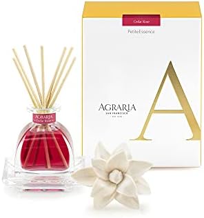 AGRARIA PetiteEssence Flower and Reed Diffuser Set, Hand Crafted Sola Flower Botanical Home Fragrance, Scented Oil Gift Set for All Occasions by Unknown