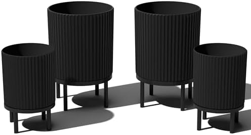 Veradek Demi Series Raised Duo Planters - Set of 2 Planters with Stands by VeradekOutdoor