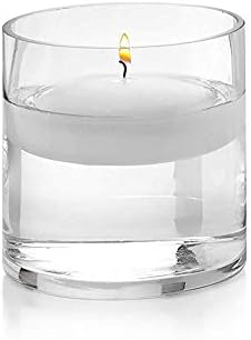 WGV Cylinder Vase, 4" W x 4" H, Floral Container, Glass Candle Holder Centerpiece Planter Terrarium for Wedding Party Event, Home Office Decor, Clear, 1 Piece - Image 4