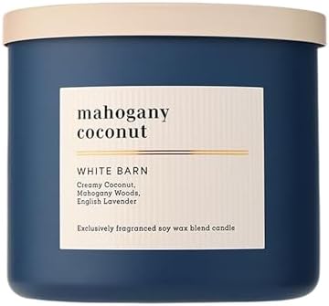 Bath & Body Works 3-Wick Candle, Mahogany Coconut, Soy Wax Blend, 14.5 oz by BathBodyWorks