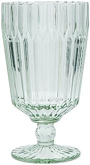 Fortessa Archie Glass Drinkware, Goblet Glass (Set of 6), 14.2 Ounce, Sage by Unknown