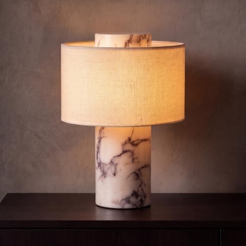 Plug-in Marble Table Lamp, Natural Stone Lamps Luxury Decorative Table Lamp by Rauphlis