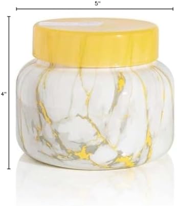 Capri Blue Modern Marble Jar Candles - Luxury Scented Candles for Home - Long Lasting Soy Wax Blend - Scented Home Decor Gifts - Pineapple Flower (19 oz) - Image 7